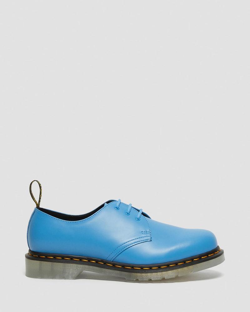 Dr Martens 1461 Iced Smooth Leren Oxford Schoenen Dames Blauw | NL 443SGL